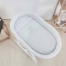 Люлька-гойдалка Micuna Nacelle White/Beige для дитини від народження до 9 кг, Еко-шкіра